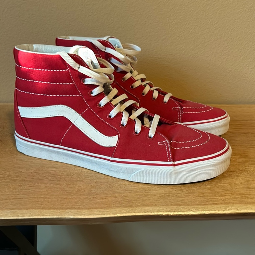 Vans SK8 Hi Red